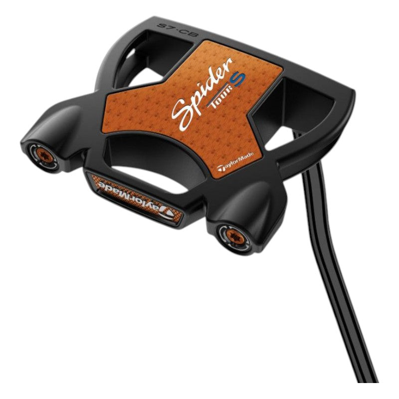 TaylorMade Spider Tour S Black CB Golf Putter | Double Bend