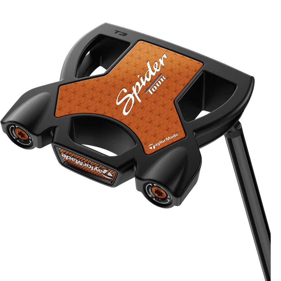 Left Handed TaylorMade Spider Tour Black Golf Putter | Small Slant