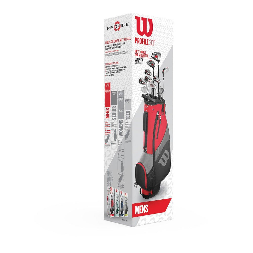 Left Handed Wilson Profile SGI Golf Package Set WGG157649 Steel/Graphite