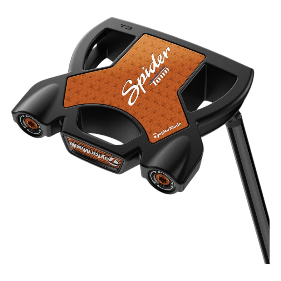 Left Handed TaylorMade Spider Tour Black Golf Putter | Slant Neck