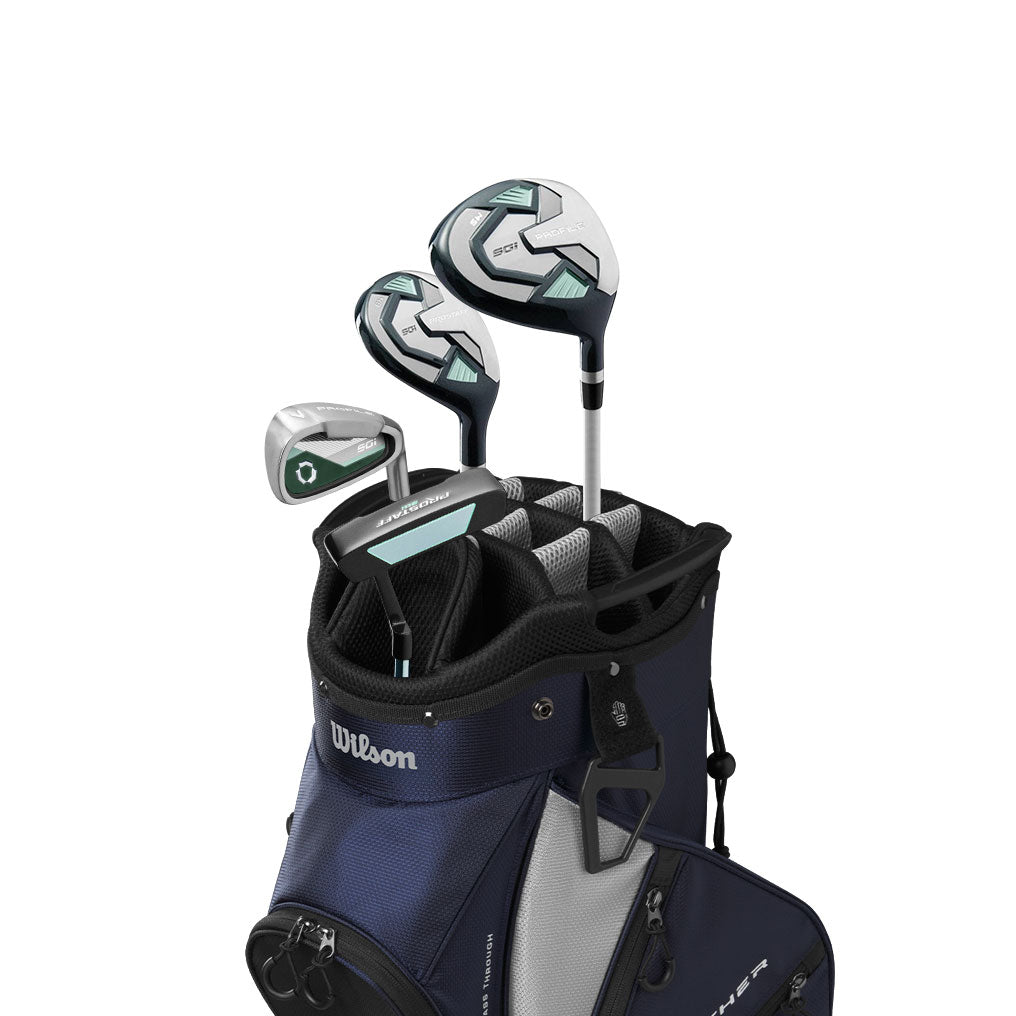 Ladies Wilson Pro Staff SGI Golf Package Set + Cart Bag