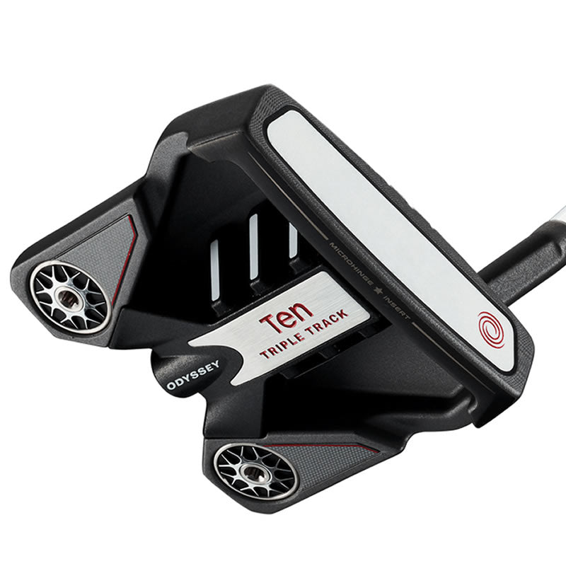 Odyssey Ten Triple Track S Red Stroke Lab Golf Putter