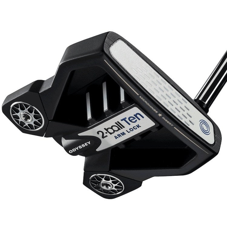 Left Handed Odyssey 2-Ball Ten Lined ArmLock Golf Putter